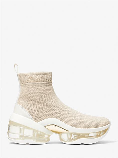 michael kors socks shoes|Michael Kors olympia extreme sneakers.